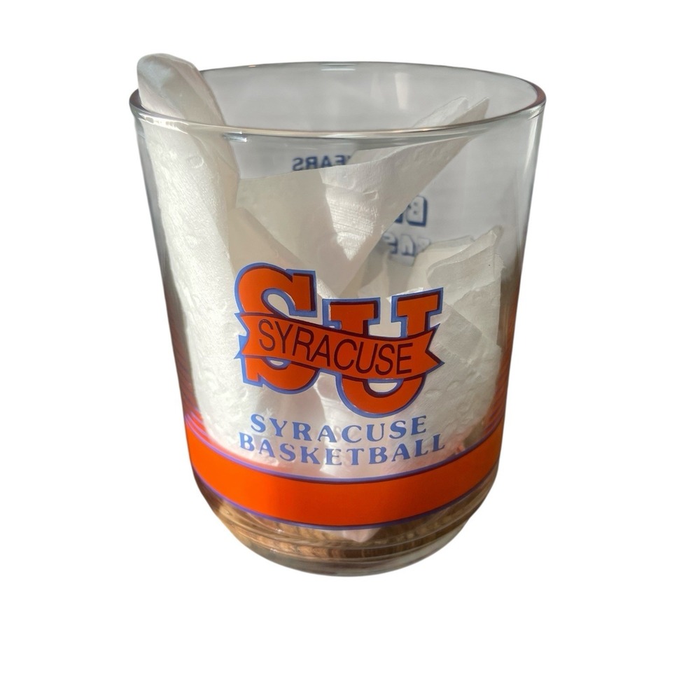 Vintage Ten Years Of Big East Basketball Set Of 5 Glasses Out Of 10 - Picture 8 of 11